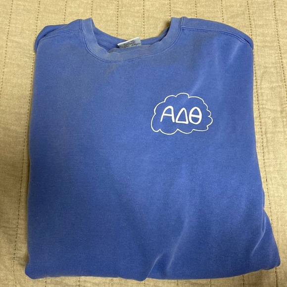 Comfort Colors Blue Sweatshirt - Picture 2 of 4